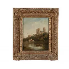 Durham Cathedral from the River Wear by William Henry Earp, Oil on canvas, sold Mar 2021