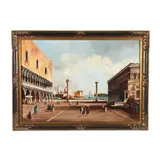 Saint Mark's Square, Venice by A. Belardenelli, Oil on canvas, sold Mar 2021