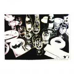 After the Party by Andy Warhol, Screenprint in colors, sold Mar 2021