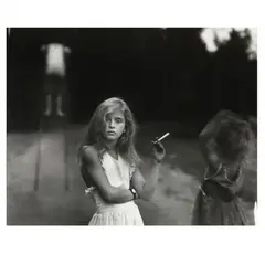 Preparatory Photograph for Candy Cigarette , With Hand-Written Inscription by Sally Mann, Gelatin silver contact print, sold Mar 2021