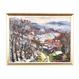 Dogskin Holler by James P. Kerr, Oil on canvas, sold Mar 2021