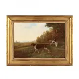 Point Across the Creek by Howard Hill, Oil on canvas (lined), sold Mar 2021
