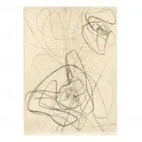 Figures in Two Fields by Stanley William Hayter, Etching and drypoint, sold Feb 2021