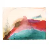 Abstract Watercolor by Nancy Tuttle May, Watercolor on cold press paper, sold Feb 2021