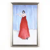 Flutist by Warren Dennis, Acrylic on canvas, sold Feb 2021