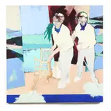 Postmodern Figural Painting by Jane Sorrell Walden, Oil on canvas, sold Feb 2021