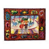 Sister with a Clown by Irmaly Brackin, Resin, sold Feb 2021