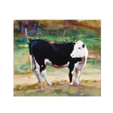 Small Cow Study by Tim Ford, Acrylic on paper, sold Feb 2021