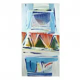 Untitled Abstract Composition by Daniel Clesse, Oil on panel, sold Feb 2021