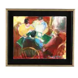 Playing Cards by Conchita Conigliano, Oil on canvas, sold Feb 2021