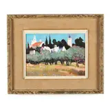 Alpilles, France by Peter Deluca, Oil on canvas, sold Feb 2021