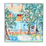 House in Boylan Heights by Kyle Highsmith, Oil on canvas, sold Feb 2021