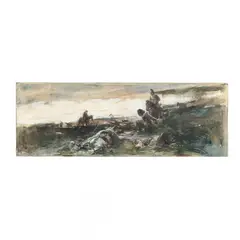 Standard Bearer by Frederick Coffay Yohn, Watercolor and gouache on paper, sold Feb 2021