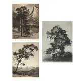 Three Etchings by George Elbert Burr, Etching and drypoint, sold Feb 2021