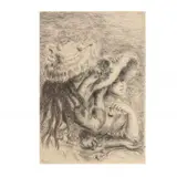 Le Chapeau Épinglé (Pinning the Hat) by Pierre-Auguste Renoir, Etching, sold Jan 2021
