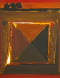 Untitled by S. H. Raza, Acrylic on paper, offered Mar 2011