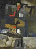 Untitled by Ram Kumar, Oil on canvas, sold Mar 2011