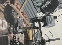 Untitled by Subodh Gupta, Oil on canvas, sold Mar 2011