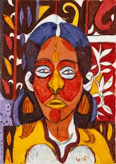 Untitled by K. G. Subramanyan, Mixed media on board, sold Mar 2011