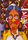 Untitled by K. G. Subramanyan, Mixed media on board, sold Mar 2011