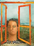 Untitled by Anjolie Ela Menon, Oil on masonite, offered Mar 2011