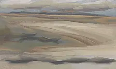 The Abandoned Beach by Jehangir Sabavala, Oil on canvas, sold Mar 2011