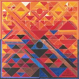 Tanava by S. H. Raza, Acrylic on canvas, sold Mar 2011