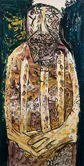 Untitled by F. N. Souza, Oil on canvas, offered Mar 2011