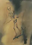 Fakir with Long Nail - I by Atul Dodiya, Watercolour on paper, offered Mar 2011