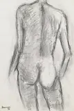 Untitled by Akbar Padamsee, Charcoal on paper, offered Mar 2011