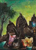 Untitled by Manu Parekh, Acrylic on canvas, sold Mar 2011