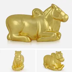 Untitled by Arunkumar H G, Gold leaf on fiberglass, sold Mar 2011
