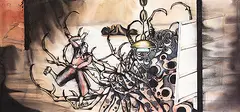 Surge by Anju Dodiya, Watercolour, charcoal and soft pastel on paper, sold Mar 2011
