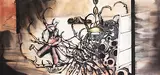 Surge by Anju Dodiya, Watercolour, charcoal and soft pastel on paper, sold Mar 2011