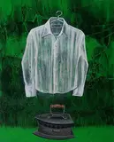 Untitled by Sudhanshu Sutar, Acrylic on canvas board, sold Feb 2011