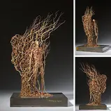 Untitled by Dhananjay Singh, Bronze and copper wire, sold Feb 2011