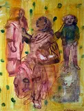 Untitled by Nalini Malani, Watercolour on paper, offered Feb 2011