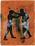 Process by Baiju Parthan, Mixed media on paper, sold Feb 2011