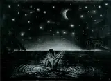 Untitled by Aji V. N., Charcoal on paper, sold Feb 2011