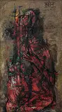 Untitled by M. F. Husain, Oil on canvas, offered Dec 2010