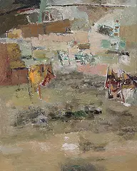 Untitled by Ram Kumar, Acrylic on canvas, offered Dec 2010