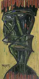 Emperor by F. N. Souza, Oil on board, sold Dec 2010