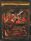La Reve by S. H. Raza, Acrylic on paper, sold Dec 2010