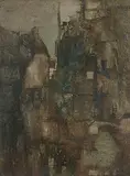 Untitled by Ram Kumar, Oil on canvas, offered Dec 2010