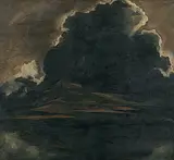 The Thundercloud by Jehangir Sabavala, Oil on canvas, sold Dec 2010