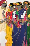 Untitled by Thota Vaikuntam, Acrylic on canvas, sold Dec 2010