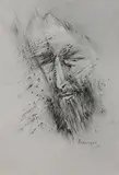 Untitled by Akbar Padamsee, Mixed media on paper, sold Sep 2010
