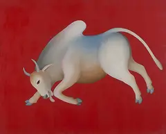 Untitled by Manjit Bawa, Oil on canvas, sold Sep 2010