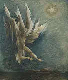 Icarus by Jehangir Sabavala, Oil on canvas, sold Sep 2010