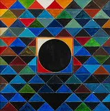 Bindu by S. H. Raza, Acrylic on canvas, sold Sep 2010